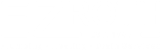 EZ Roth Plumbing & Heating Logo White